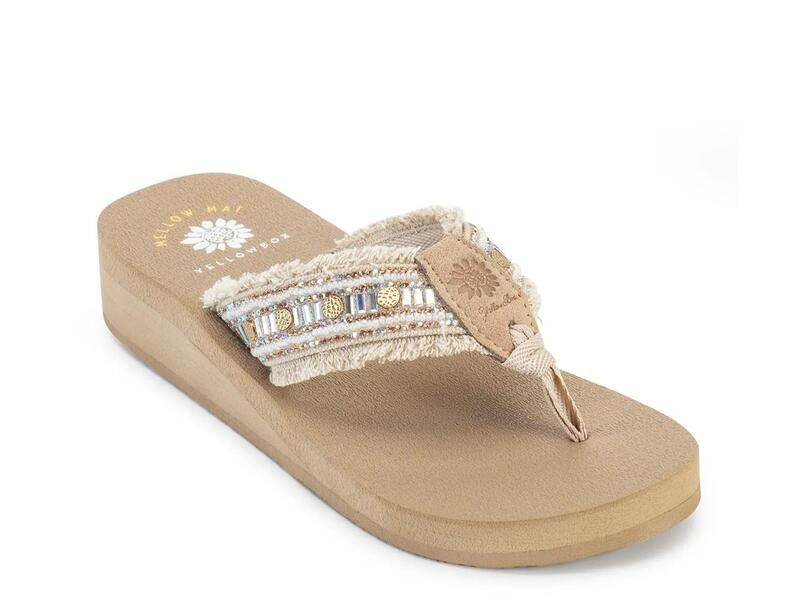 イエローボックス レディース シューズ サンダル Yellow BoxCaileen Wedge Sandal Taupe トープ