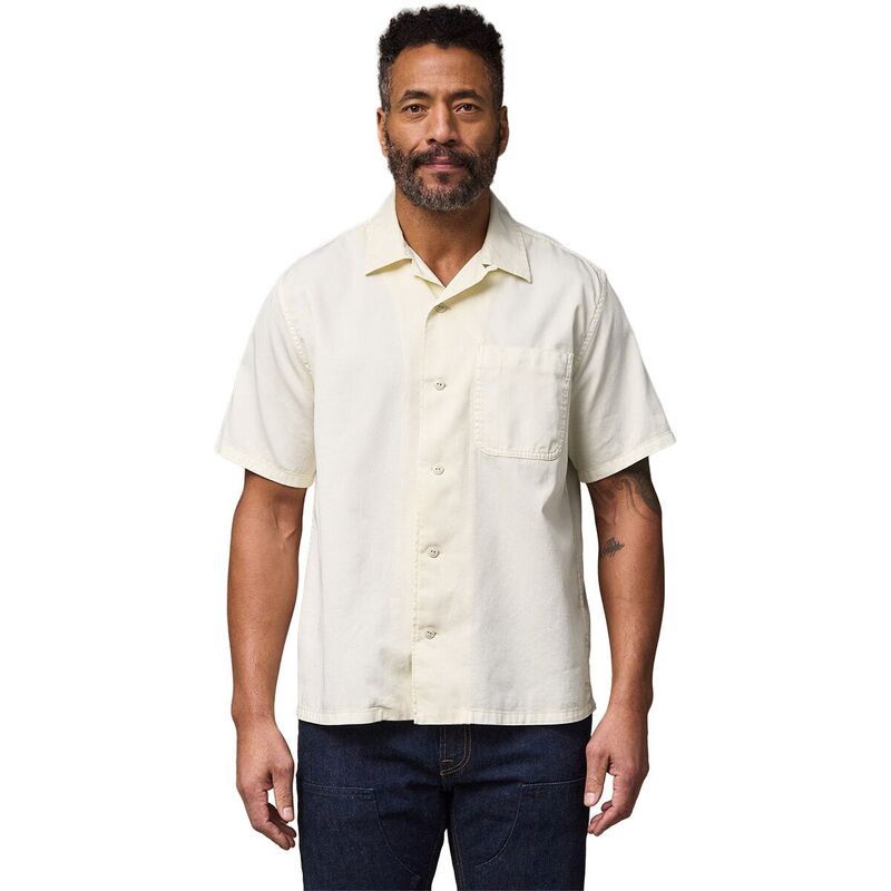 フィルソン メンズ トップス シャツ 半袖 Filson 45oz ShortSleeve Twill Shirt Mens Ivory アイボリー