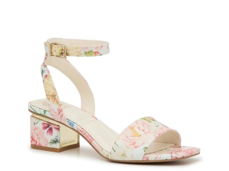 ヴィンスカムート レディース シューズ サンダル Vince CamutoAcaylee Sandal WhiteMulticolor Floral Print Synthetic ホワイト