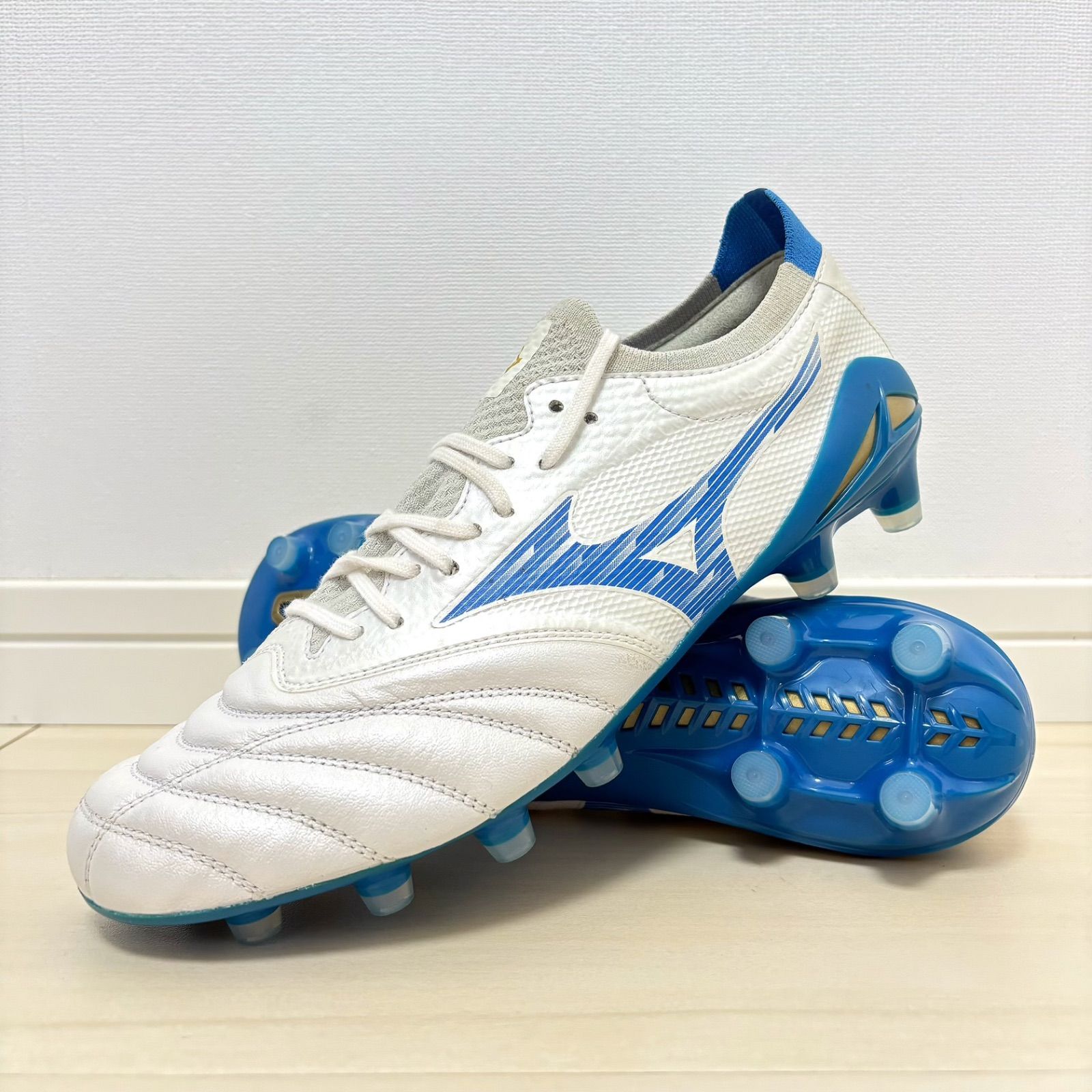 MIZUNO MORELIA NEO Ⅳ ELITE MUGEN PACK P1GA244225 / ミズノ モレリアネオ4β エリート ムゲンパック 白 青
