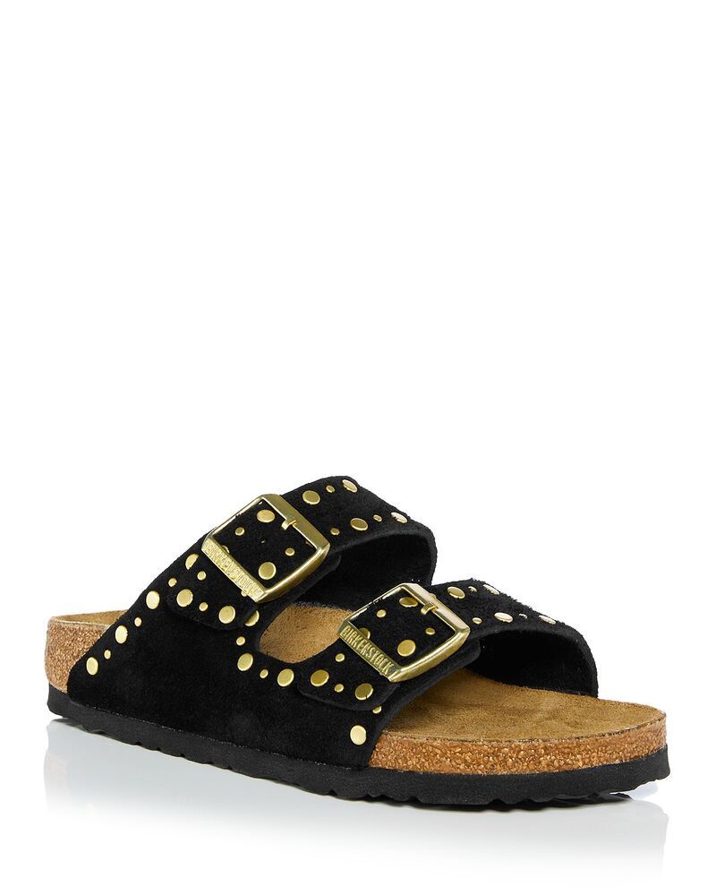ビルケンシュトック レディース シューズ サンダル Birkenstock Womens Arizona Rivetslide Sandals Black ブラック