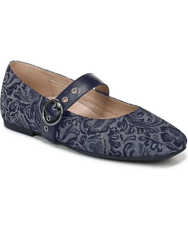 バイオニック レディース アクセサリー 帽子 Vionic Womens Hattie Mary Jane Flats Dark denim paisley denim デニム
