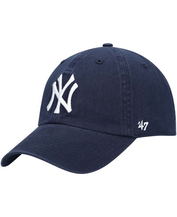 【送料無料】 47ブランド メンズ 帽子 アクセサリー Mens Navy New York Yankees Heritage Clean Up Adjustable Hat Navy