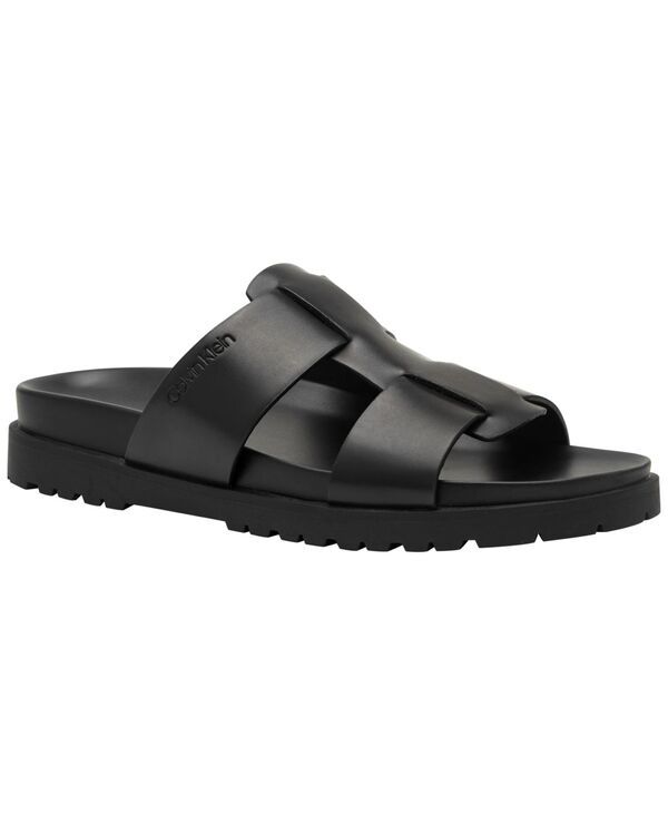 カルバンクライン メンズ シューズ スリッポン・ローファー Calvin Klein Mens Rolinde Slipon Casual Slides Black ブラック