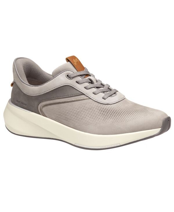 ジョンストンアンドマーフィー メンズ シューズ スニーカー Johnston Murphy Mensurgembossed UThroat Sneakers Gray Nubuck グレー