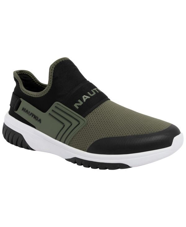 ナウティカ メンズ シューズ スニーカー Nautica Mens Colnor ClosedToe Athletic Sneakers OliveBlack ブラック