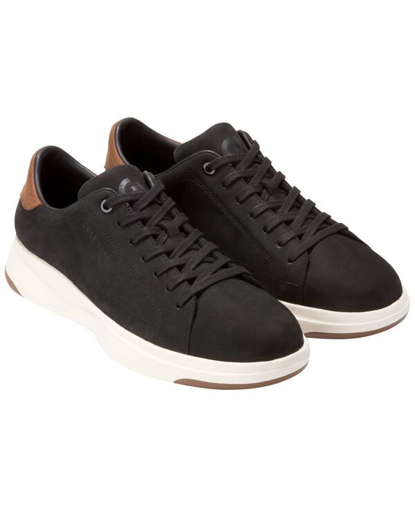 コールハーン メンズ シューズ スニーカー レース Cole Haan Mens GrandPro Tennis LaceUp 20 Sneakers Black Nubuck ブラック