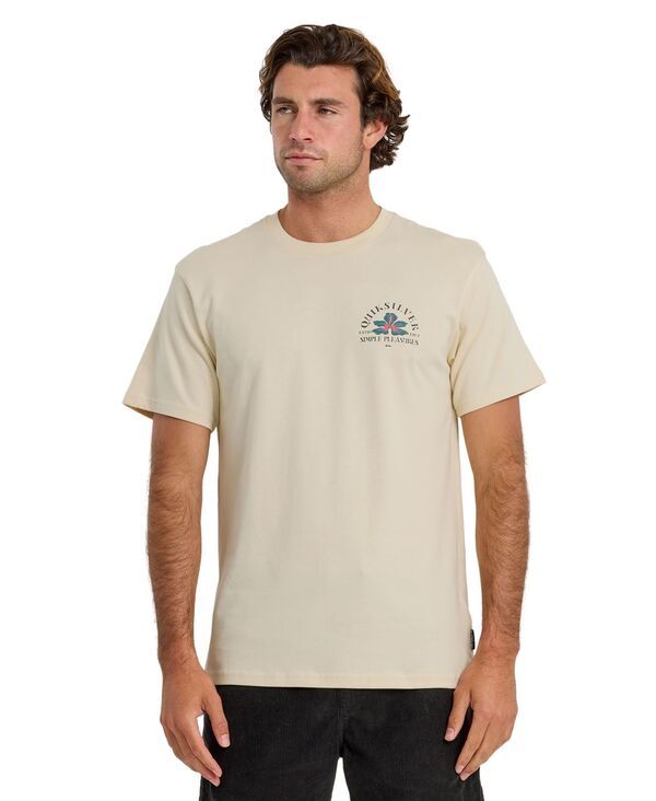 クイックシルバー メンズ トップス Tシャツ 半袖 Quiksilver Mens PleasureshortSleeve TShirt Bone white ホワイト