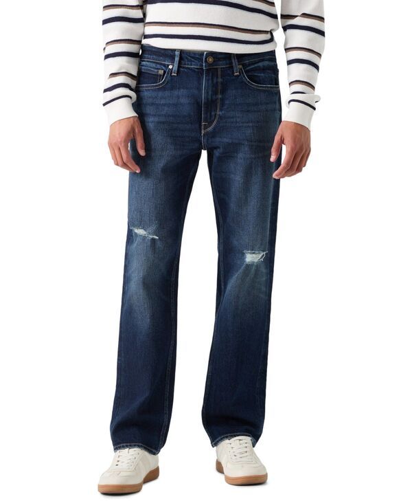 ゲス メンズ ボトムス デニムパンツ ストレート ジーンズ GUESS Mens Mason Straight Leg FivePocket Jeans Mariner