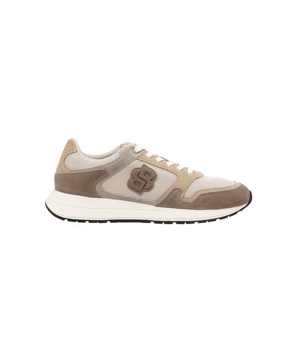 ボス メンズ シューズ スニーカー BOSS Mens Nitan Round Toe Sneakers Beige ベージュ