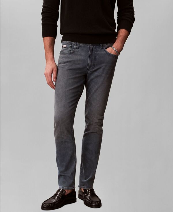 カルバンクライン メンズ ボトムス デニムパンツ ジーンズ Calvin Klein MenslimFit Stretch Denim Jeans Blue Ash Stone アッシュ