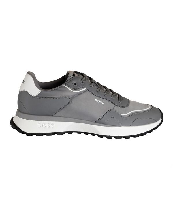 ヒューゴボス メンズ シューズ スニーカー Hugo Boss Mens Jonah Round Toe Running Shoes Medium Gray グレー