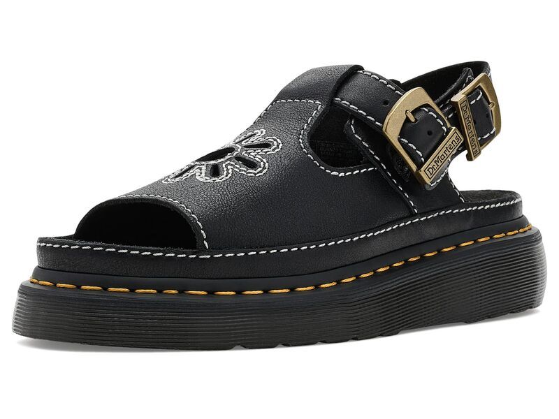 ドクターマーチン レディース シューズ ヒール Dr Martens Dunnet FlowerWo Black ブラック
