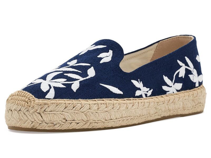 ソルドス レディース シューズ サンダル プラットフォーム Soludos Wild Petalsmoking Platform EspadrilleWo Armada Blue ブルー