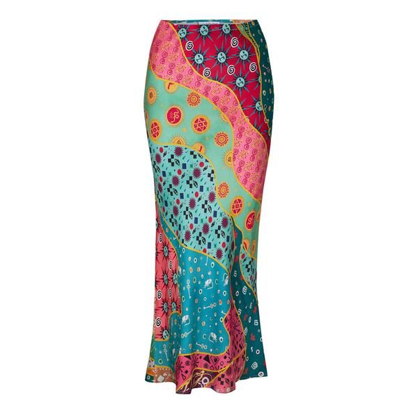 ネバーフリードレスド レディース ボトムスカート マキシ Never Fully Dressed Womens Maxi Skirt Multi マルチカラー