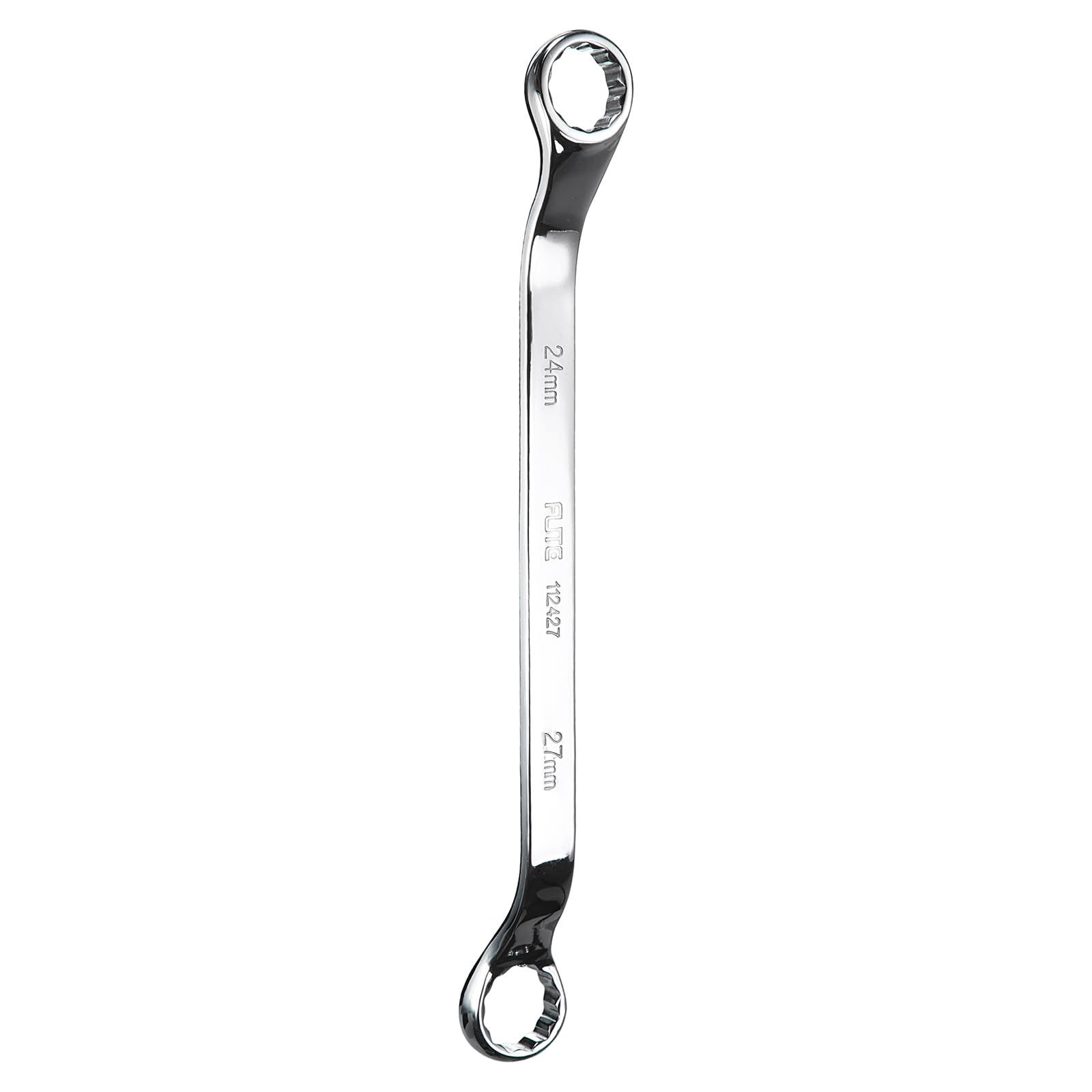 新品 uxcell 45度オフセットボックスエンドレンチ24mm x 27mm メトリック 12ポイ ント CR-V鋼 ダブルボックスレンチ 長い工業用トルクスボックスレンチ 自動車 ホームリペア