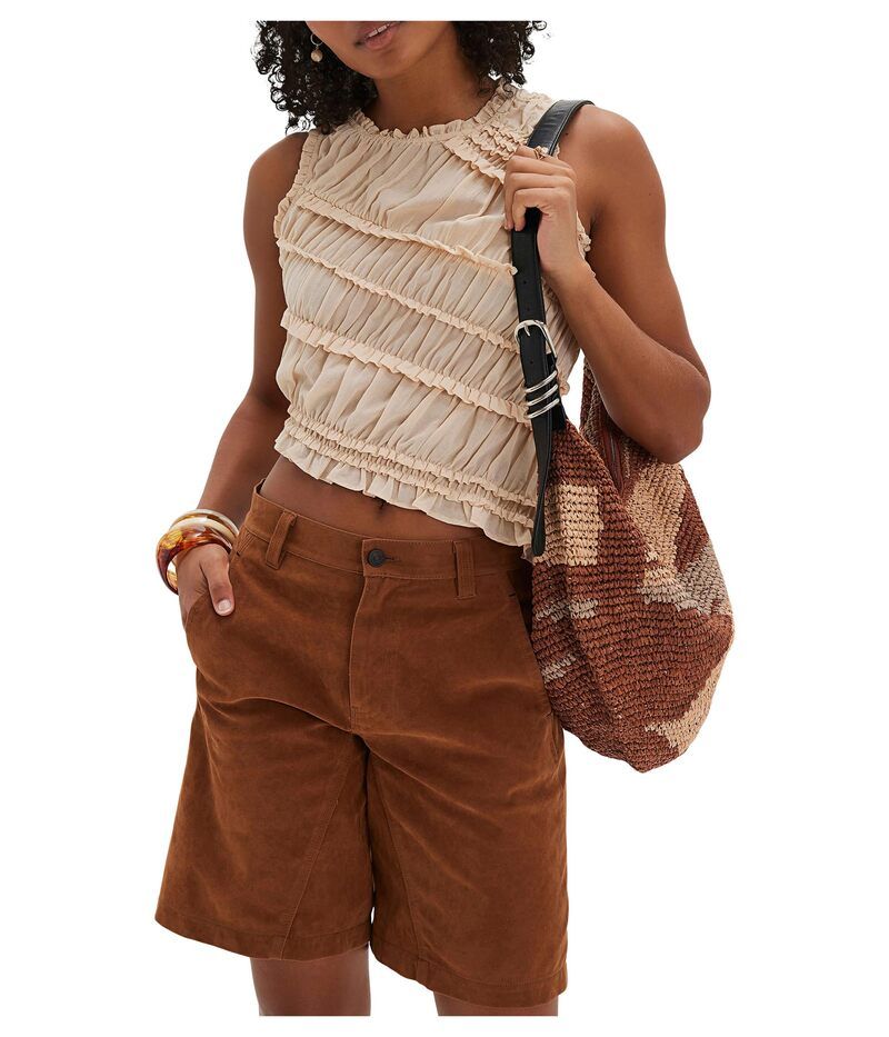 フリーピープル レディース トップス シャツ シャーリング Free People Pink Sandsmocked Topink Sand ピンク