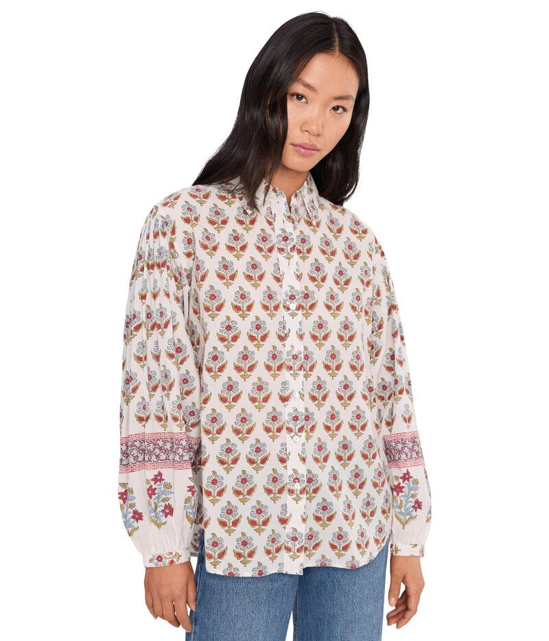 ファレティ レディース トップス シャツ ブラウス Faherty Suki Blouse Antique Bouquet