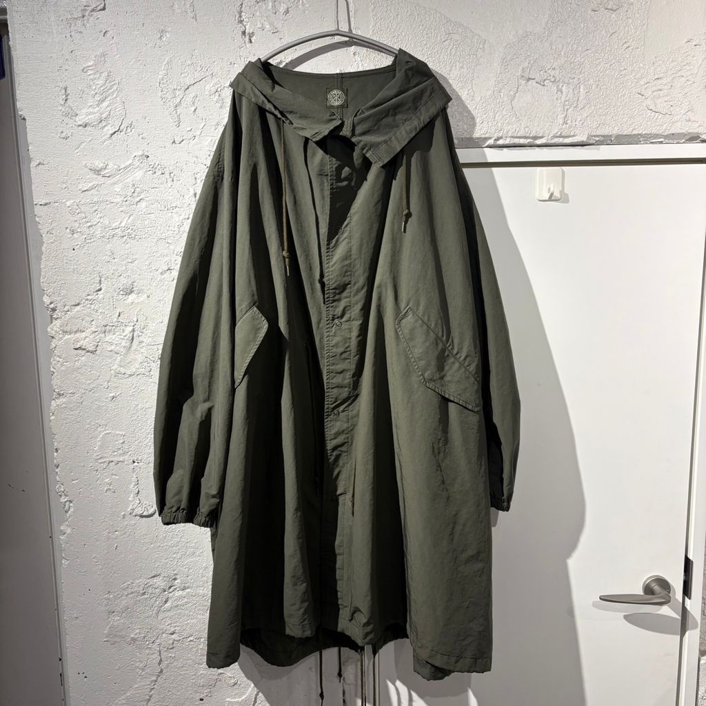 Porter Classic ポータークラシック WEATHER MILITARY COAT ミリタリ―コート グリーン系 Size:3【表参道B05】