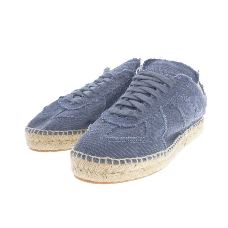 メゾンマルジェラ 22 Maison Margiela 22 レプリカ 22AW エスパドリーユスニーカー 靴 38 ブルー 青 S58WS021 国内正規