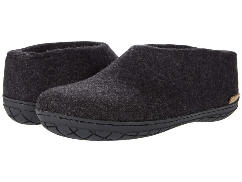 グリオプス メンズ シューズ サンダル ウール Glerups Wool Shoes Rubber Outsole CharcoalBlack ブラック
