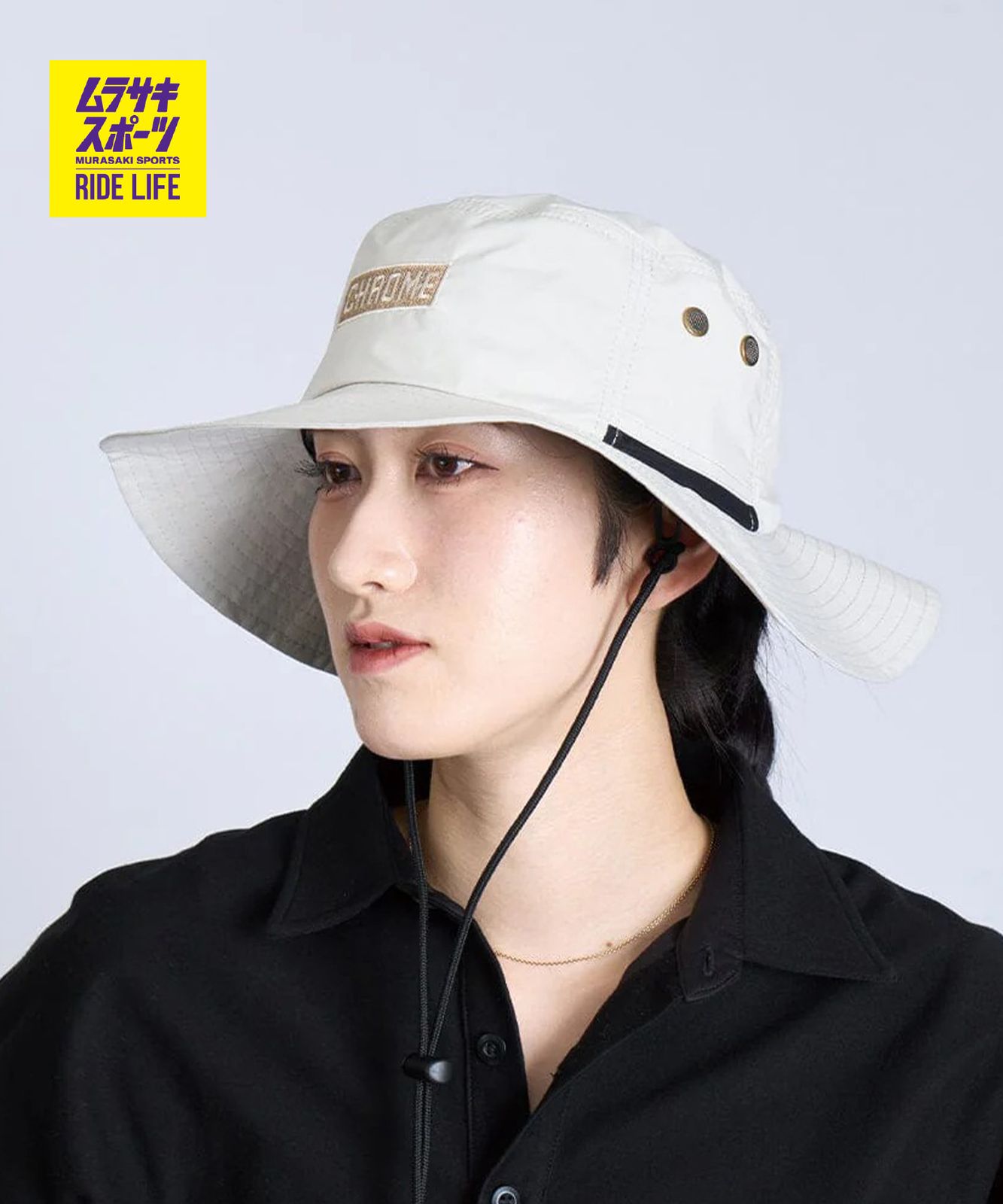 【ムラスポ公式】新品 CHROME クローム ハット メンズ レディース 接触冷感 LIMESTONE HAT JP274BEIG
