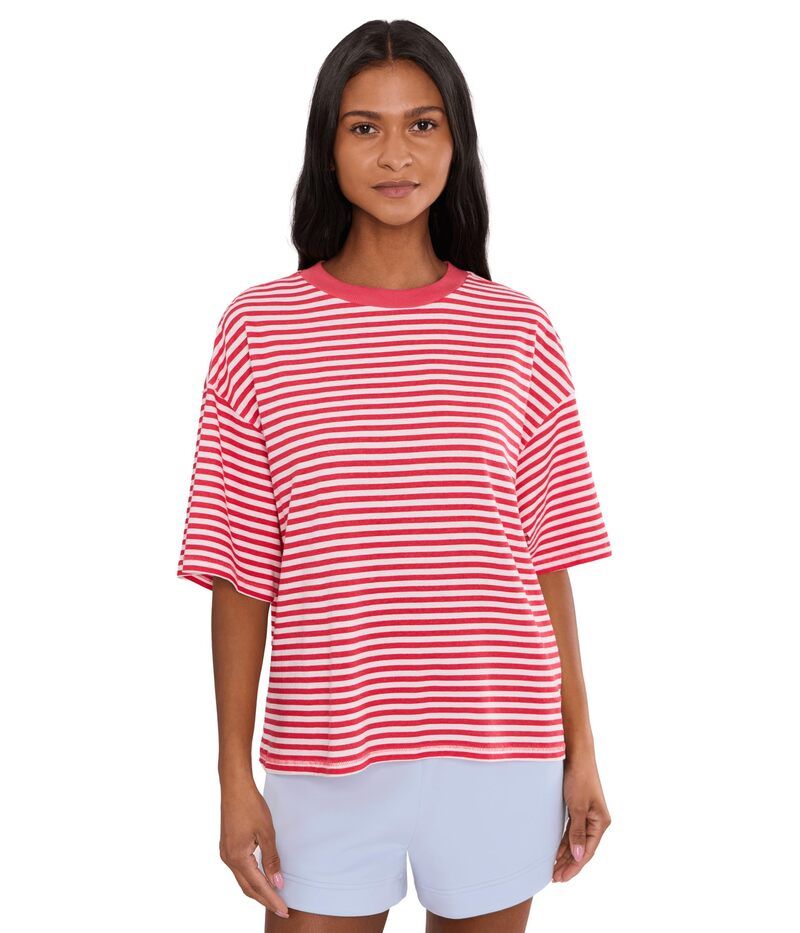 フリーピープル レディース トップス シャツ Fp Movement Stripe Tackle TeeWo Court Stripe Gr ストライプ