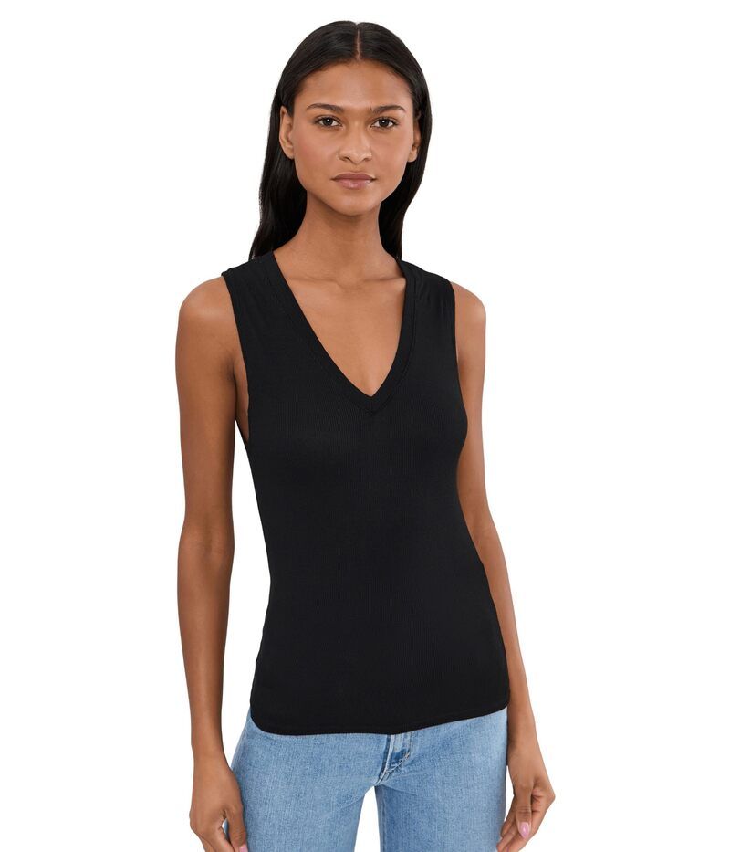 マイケルスターズ レディース トップス シャツ Michael Starsofie Crop TankWo Black ブラック