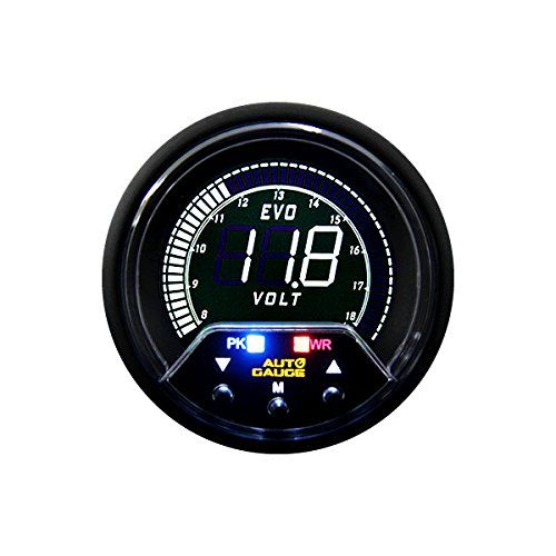 オートゲージ 電圧計 60mm 追加メーター 4色バックライト 456シリーズ(沖縄・離島の方不可) eec5c91c