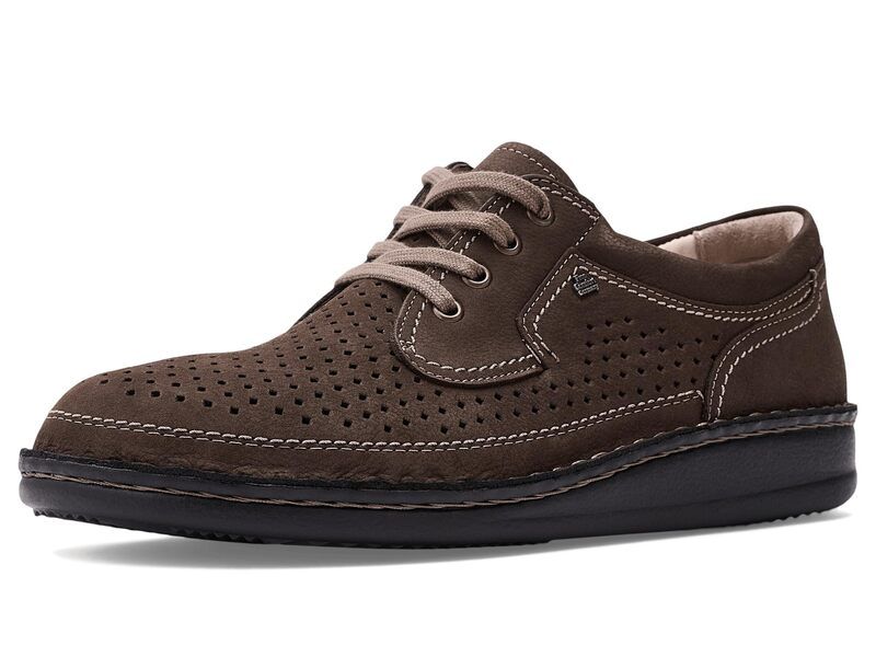 フィンコンフォート メンズ シューズ オックスフォード Finn Comfort Baden 1009 KaffeeBrownNu ブラウン