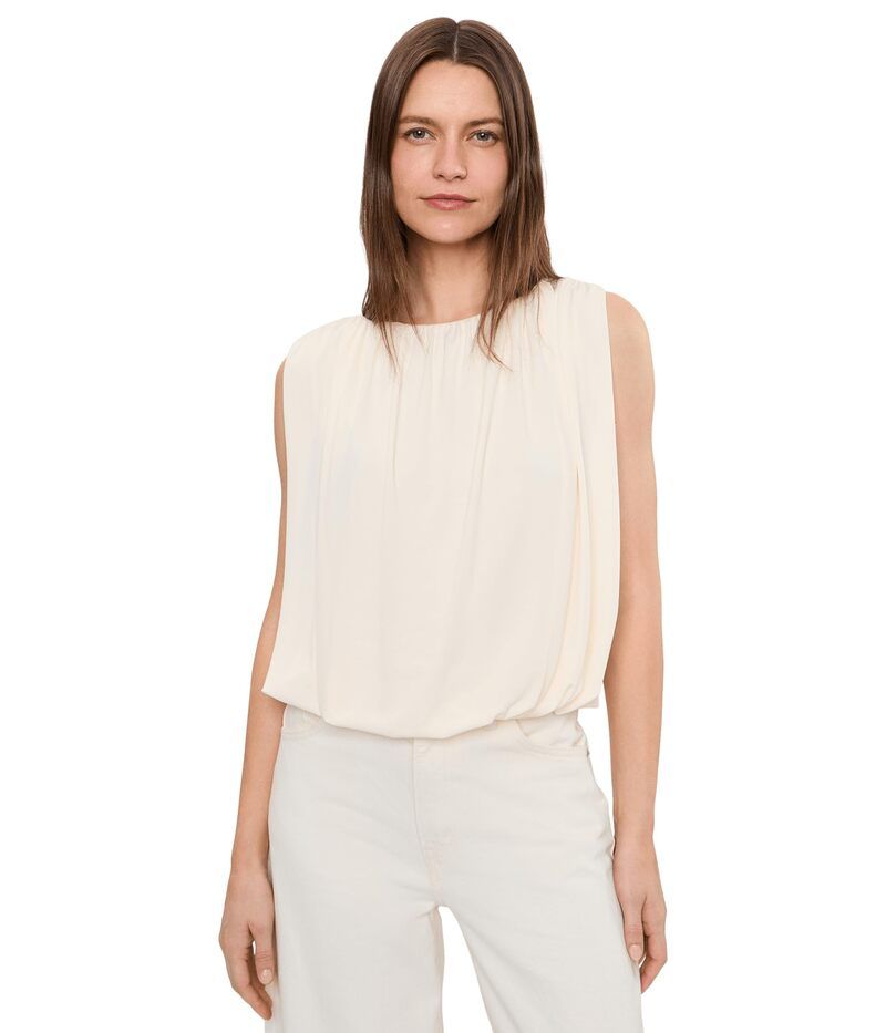 ヴィンス レディース トップス シャツ Vince Bubble TopWo Porcelain