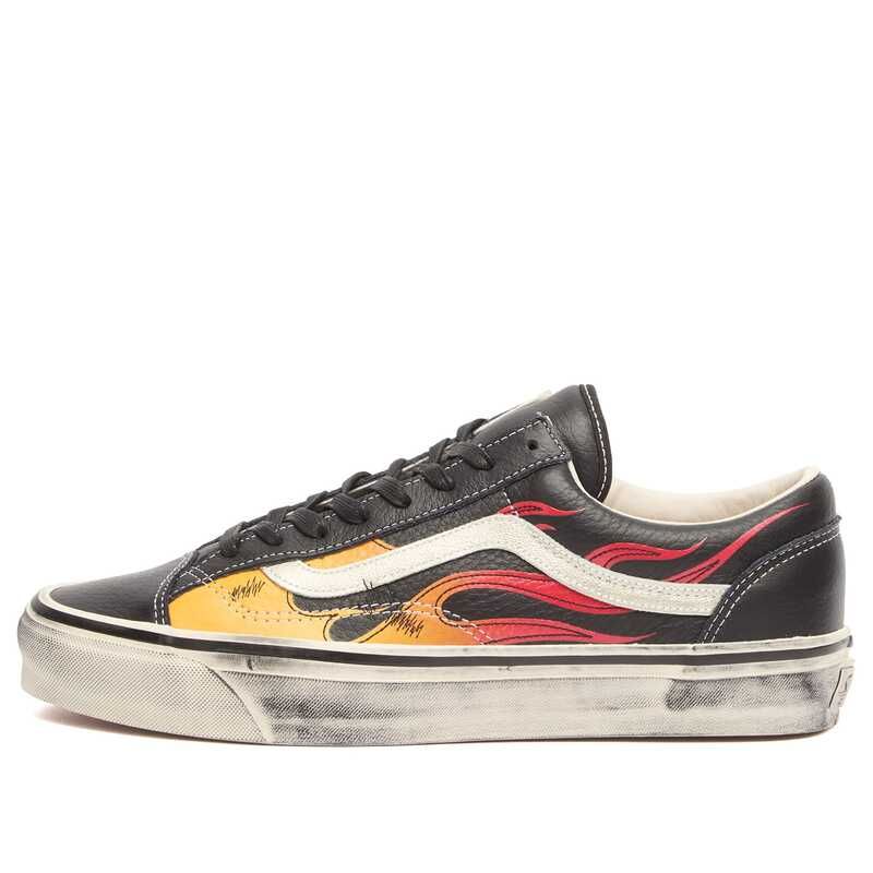 バンズ メンズ シューズ スニーカー Vans LX Old Skool 36 Sneaker Archive Flame Black ブラック