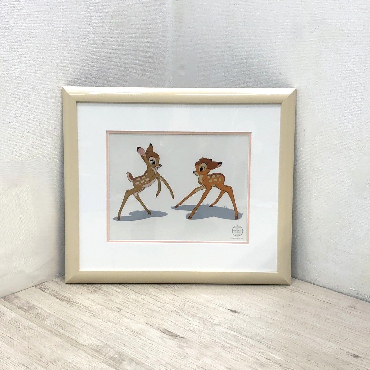 限定5000部】 Bambi and Faline バンビ＆ファリーン セリセル 額装