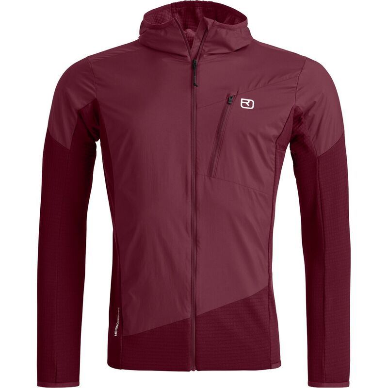 オルトボックス メンズ アウター ジャケット・ブルゾン Ortovox Trace Hybrid Jacket Mens Red Malbec レッド
