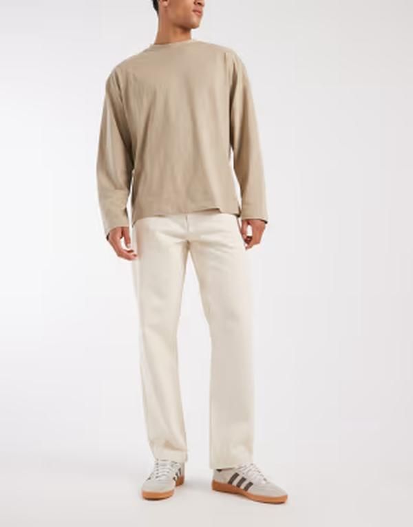 レディファインド レブル メンズ ボトムス デニムパンツ ジーンズ Redefined Rebel Tokyo loose fit jeans WHITE ホワイト
