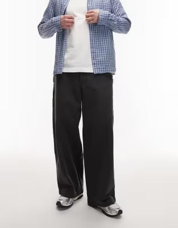 オールセインツ メンズ ボトムス デニムパンツ ジーンズ AllSaints Jackson baggy denim jeans in washed black ブラック