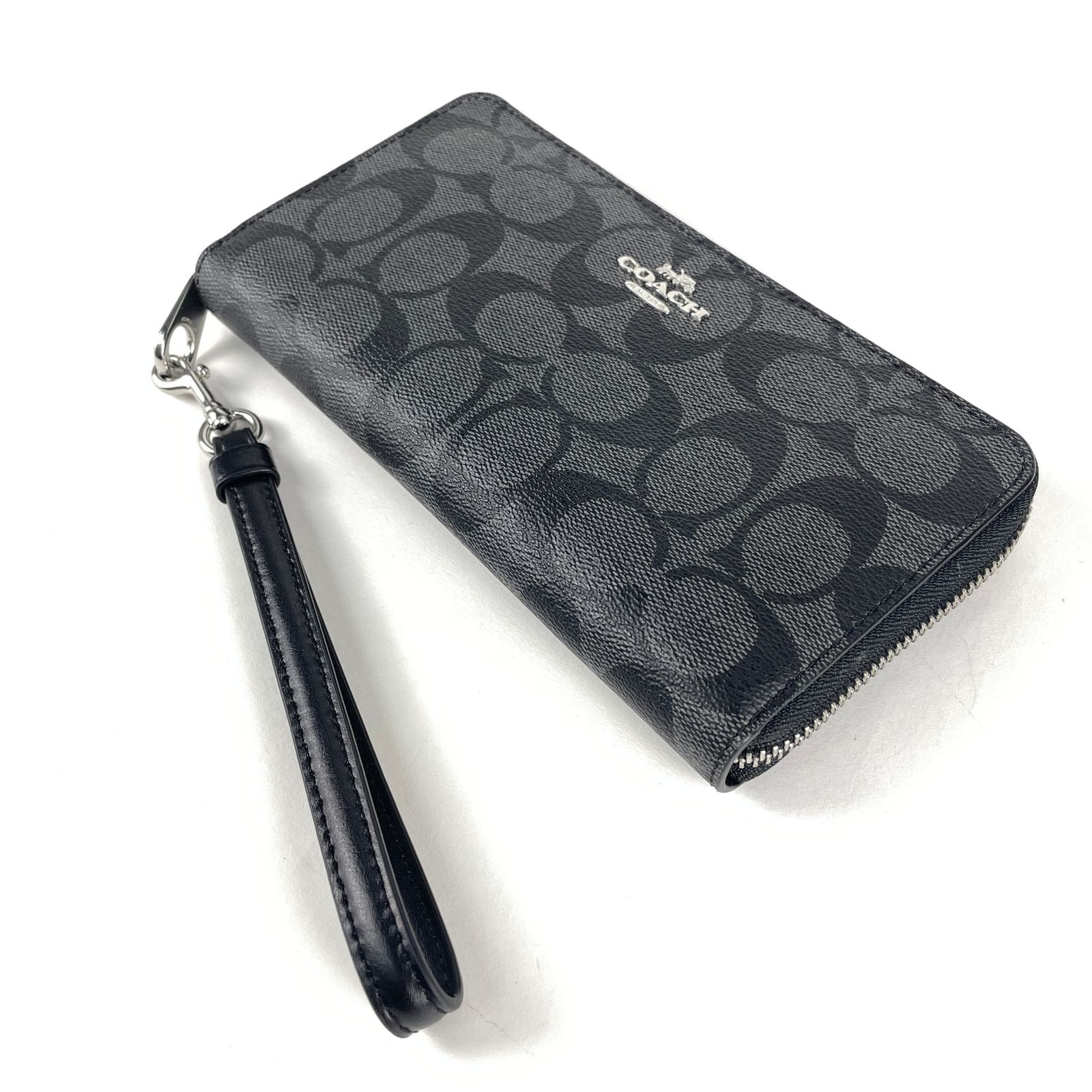 レディース コーチCOACH長財布 財布 シグネチャー ロング ジップ C4452