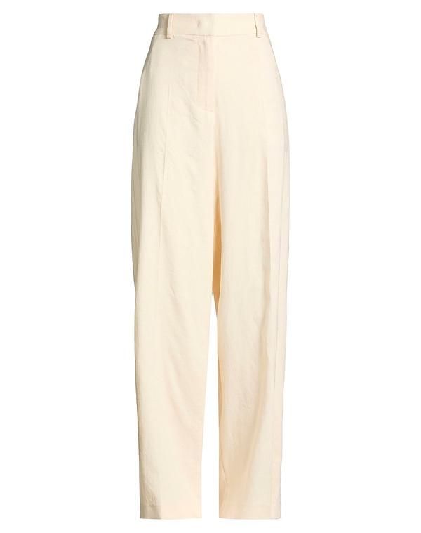 エムエスジイエム レディース ボトムス カジュアルパンツ ワイドパンツ MSGM Off White オフホワイト