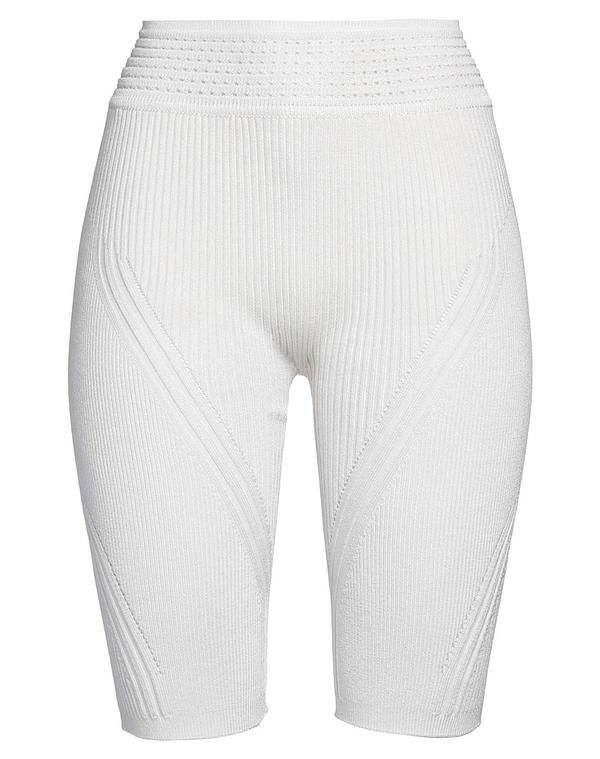 バルマン レディース ボトムス ハーフパンツ・ショーツ ショートパンツバミューダパンツ BALMAIN White ホワイト