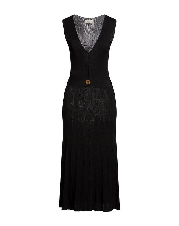 エリザベッタフランキ レディース トップス ワンピース ELISABETTA FRANCHI Black ブラック