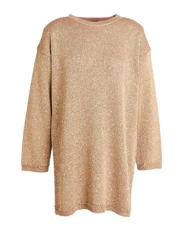 シモーナ コルセリーニ レディース トップス ワンピースパンコールドレス SIMONA CORSELLINI Camel キャメル