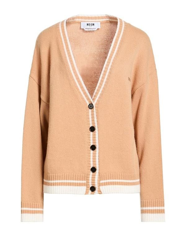 エムエスジイエム レディース アウター カーディガン MSGM Sand サンド