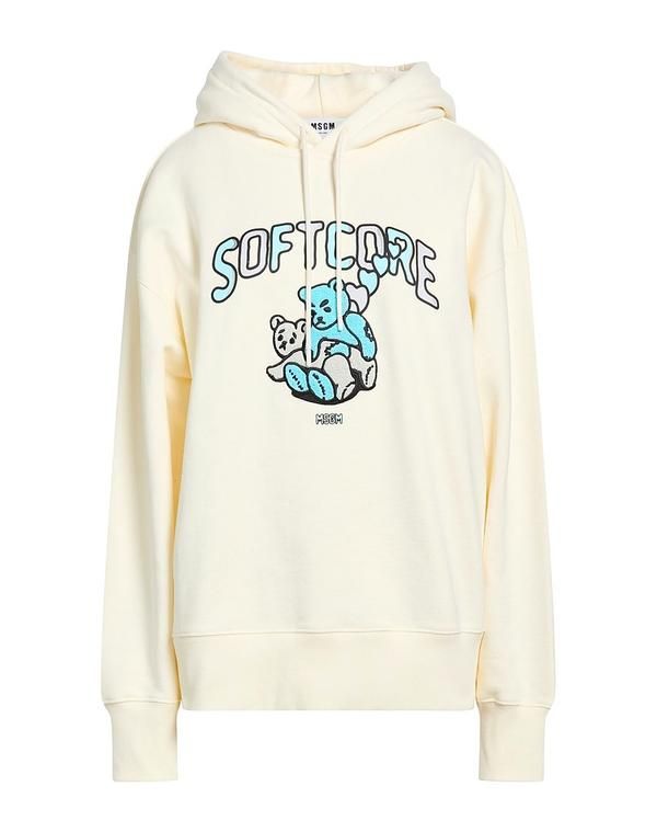 エムエスジイエム レディース アウター パーカー・スウェット MSGM Ivory アイボリー