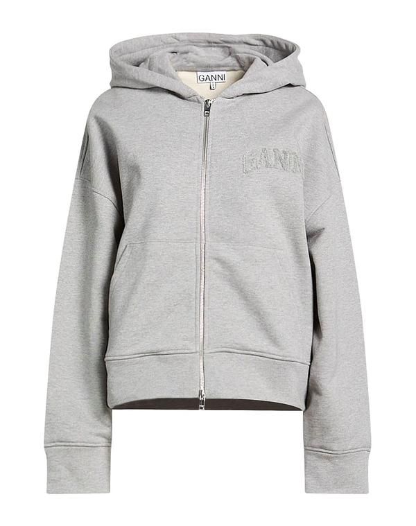 ガニー レディース アウター パーカー・スウェット GANNI Gray グレー