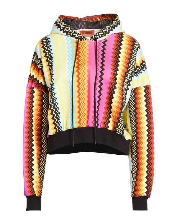 ミッソーニ レディース アウター パーカー・スウェット MISSONI Black ブラック