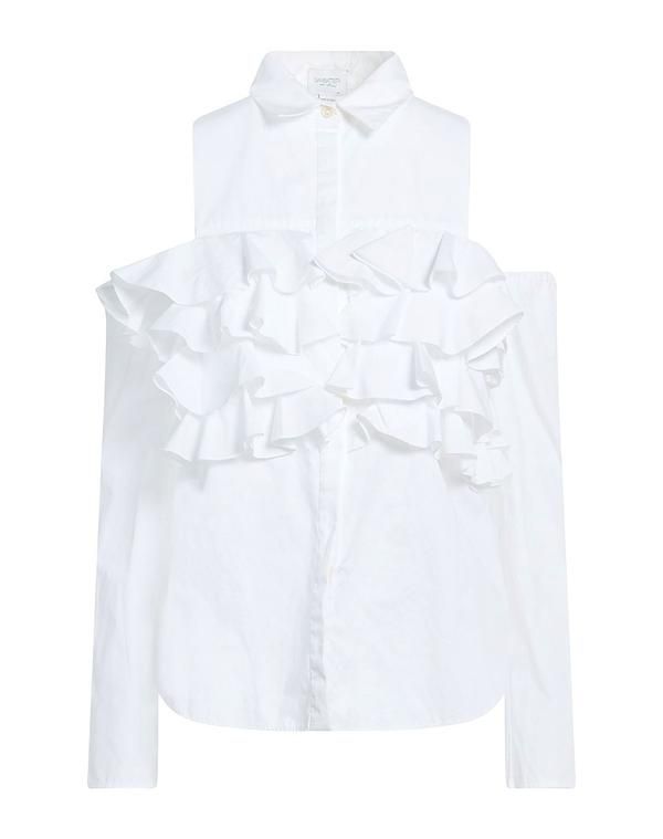 ジャンバティスタ ヴァリ レディース トップス シャツ GIAMBATTISTA VALLI White ホワイト