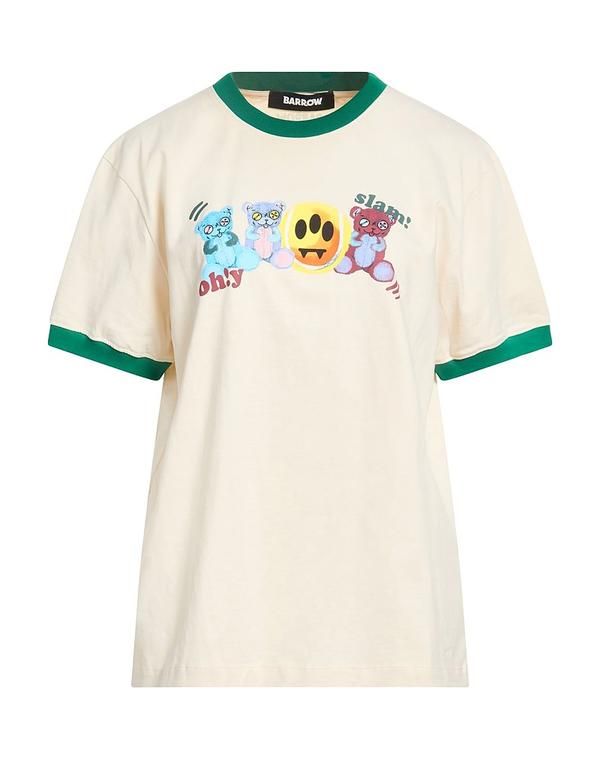 バロー レディース トップス Tシャツ BARROW Off White オフホワイト
