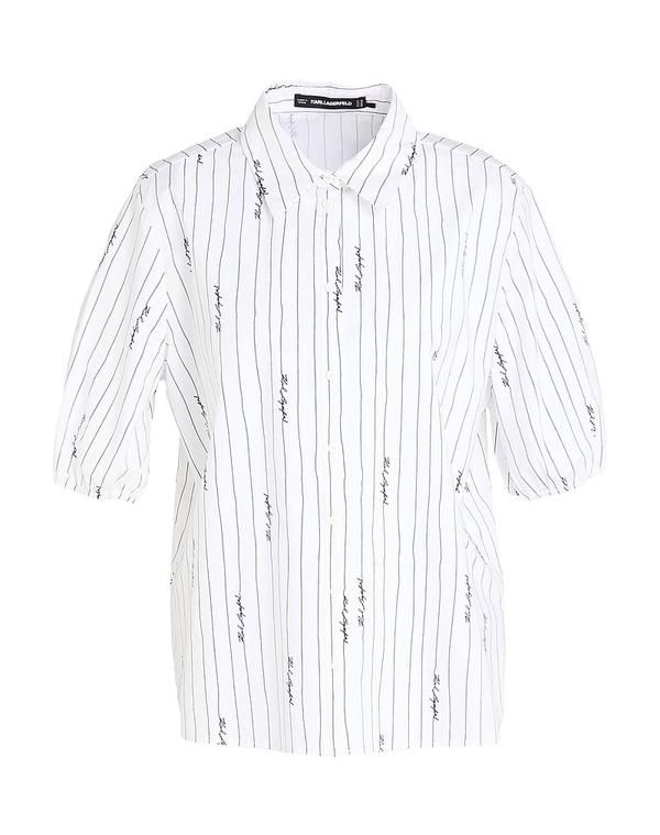 カール ラガーフェルド レディース トップス シャツ KARLAGERFELD White ホワイト