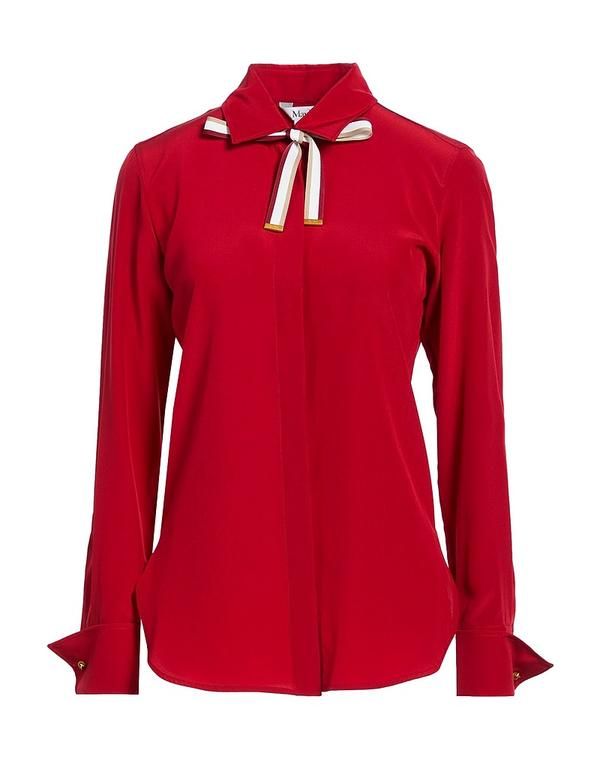 マックスマーラ レディース トップス シャツ MAX MARA Red レッド