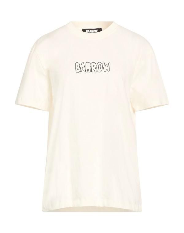 バロー レディース トップス Tシャツ BARROW Ivory アイボリー